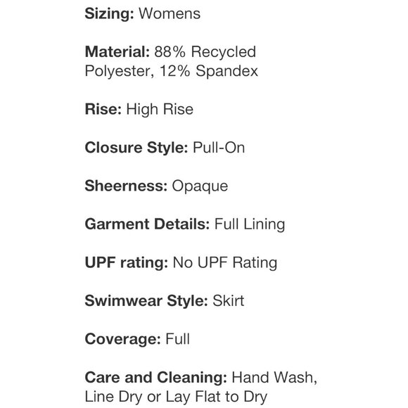 Kona Sol - Women's Quick Dry Board Skirt With Pockets - Black - Extra Large - Picture 11 of 16